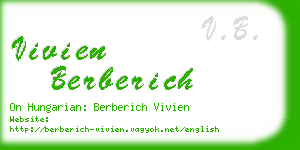 vivien berberich business card